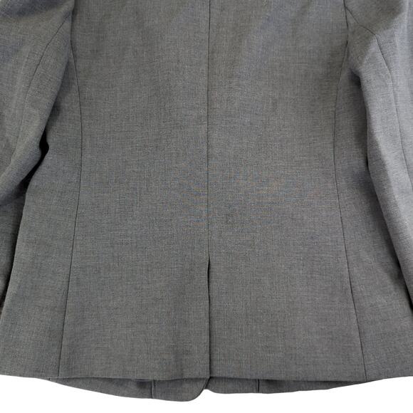 J.Crew Regent Blazer Jacket Gray 4 Season Stretch Single Button Women's 10 K5961 - Picture 6 of 10